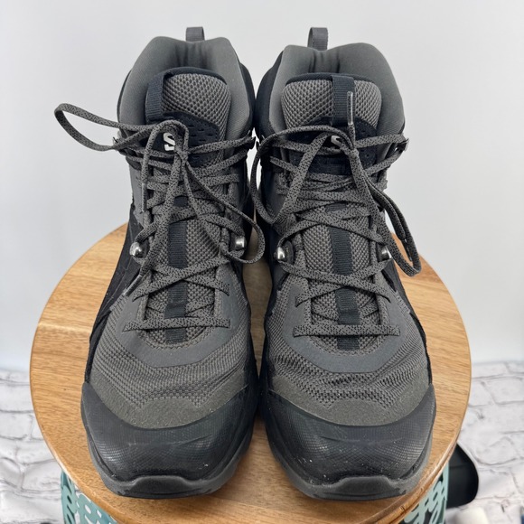 Salomon Elixir Mid Gore-Tex Hiking Trail Boots Black Men's Size 11 Black - Picture 4 of 12